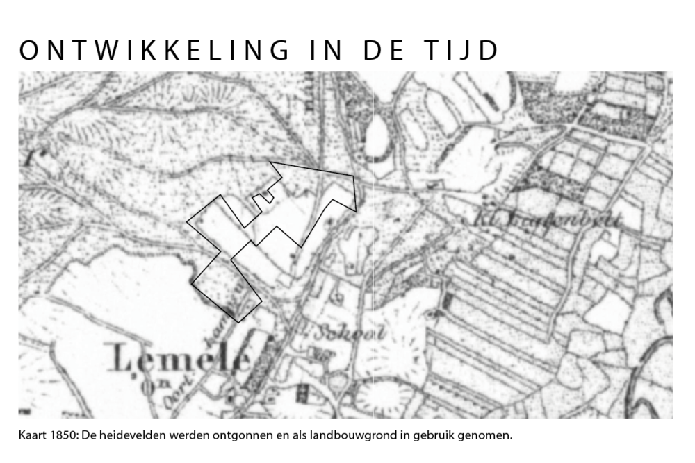 Hoogtekaart over de rijke cultuurhistorie van Lemeler Esch natuurcamping