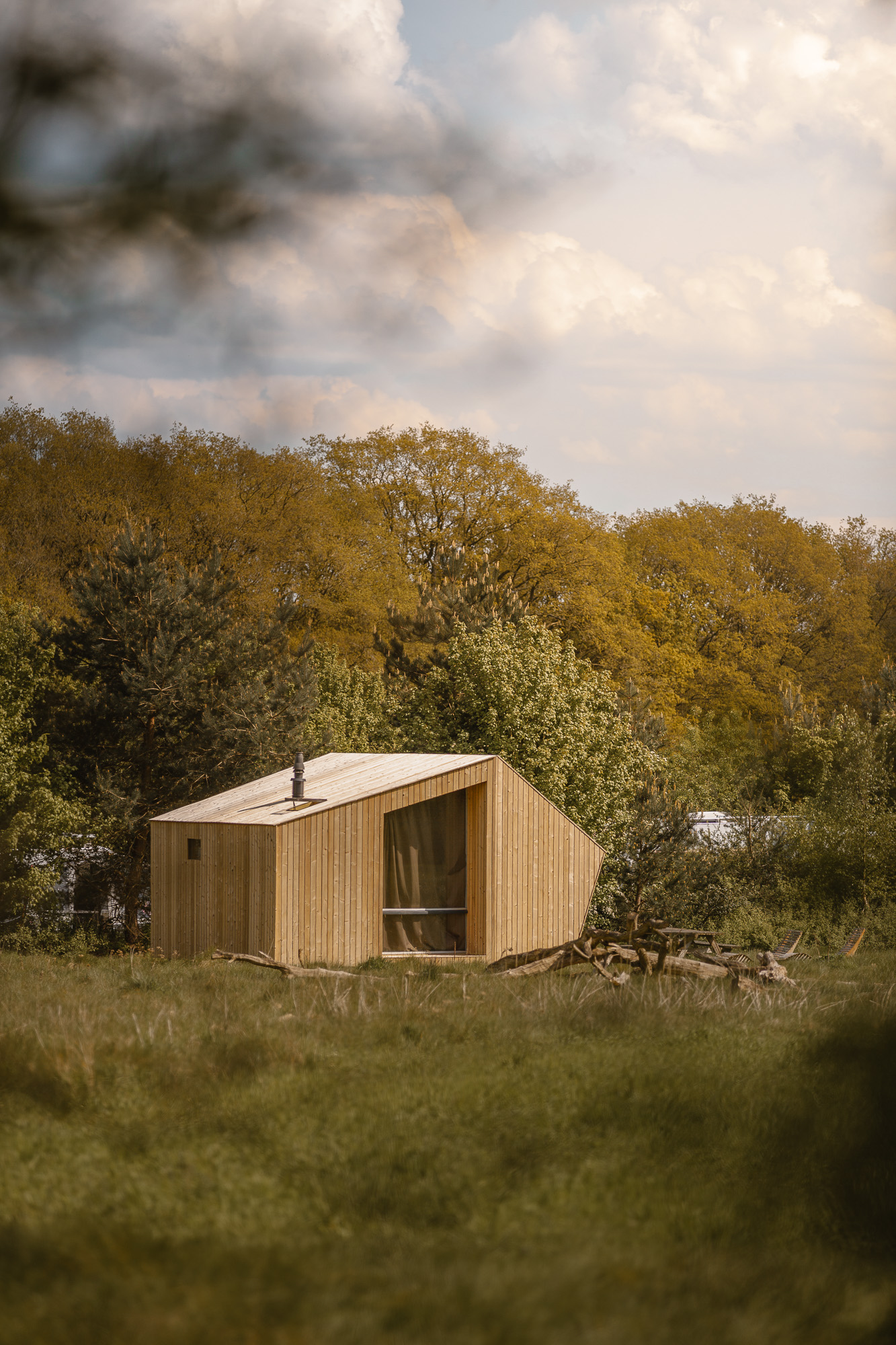 Ligging Trek-in natuurhuisje bij Lemeler Esch natuurcamping