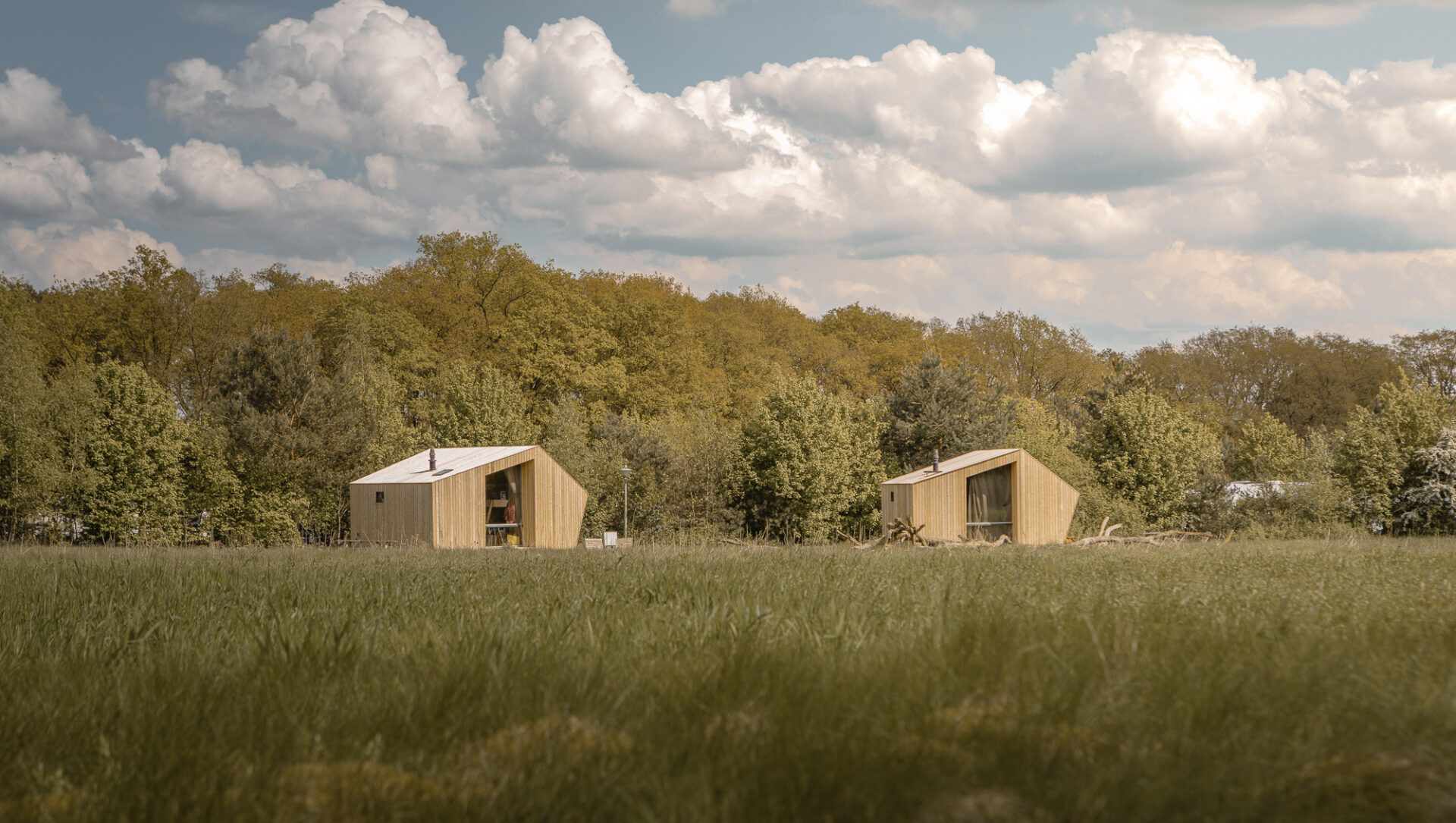 Ligging Trek-in natuurhuisje bij Lemeler Esch natuurcamping