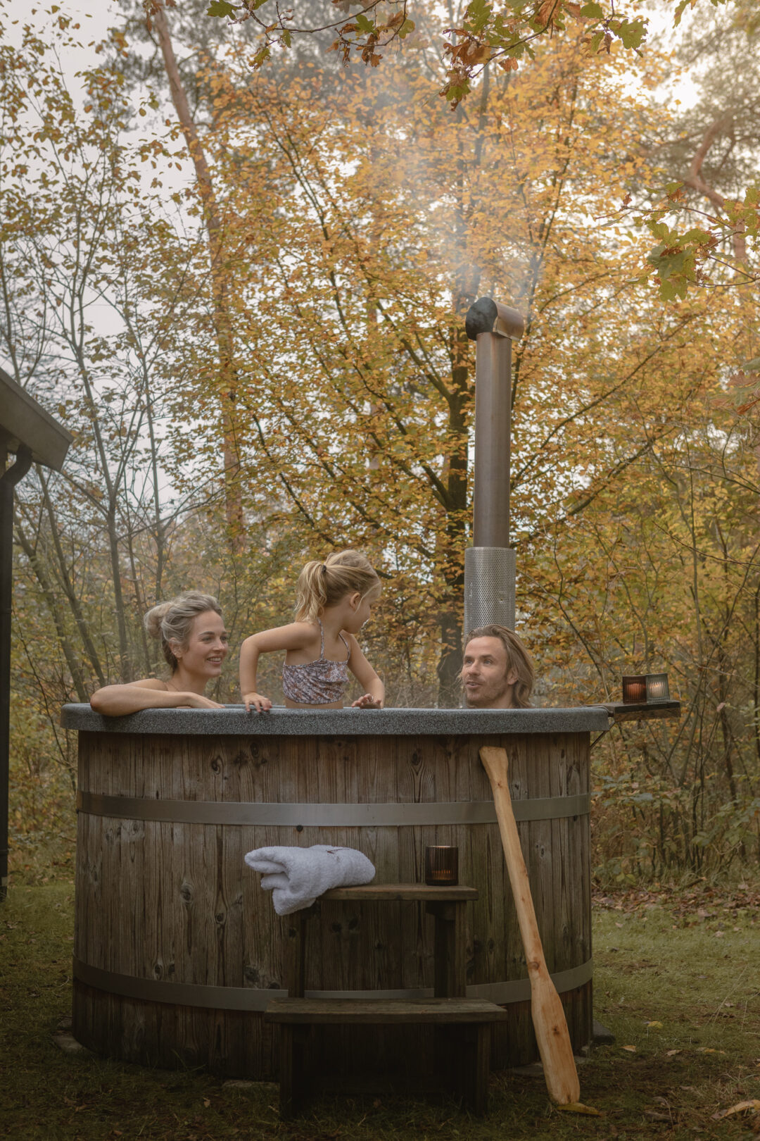 Overnachting met hottub bij natuurcamping Lemeler Esch