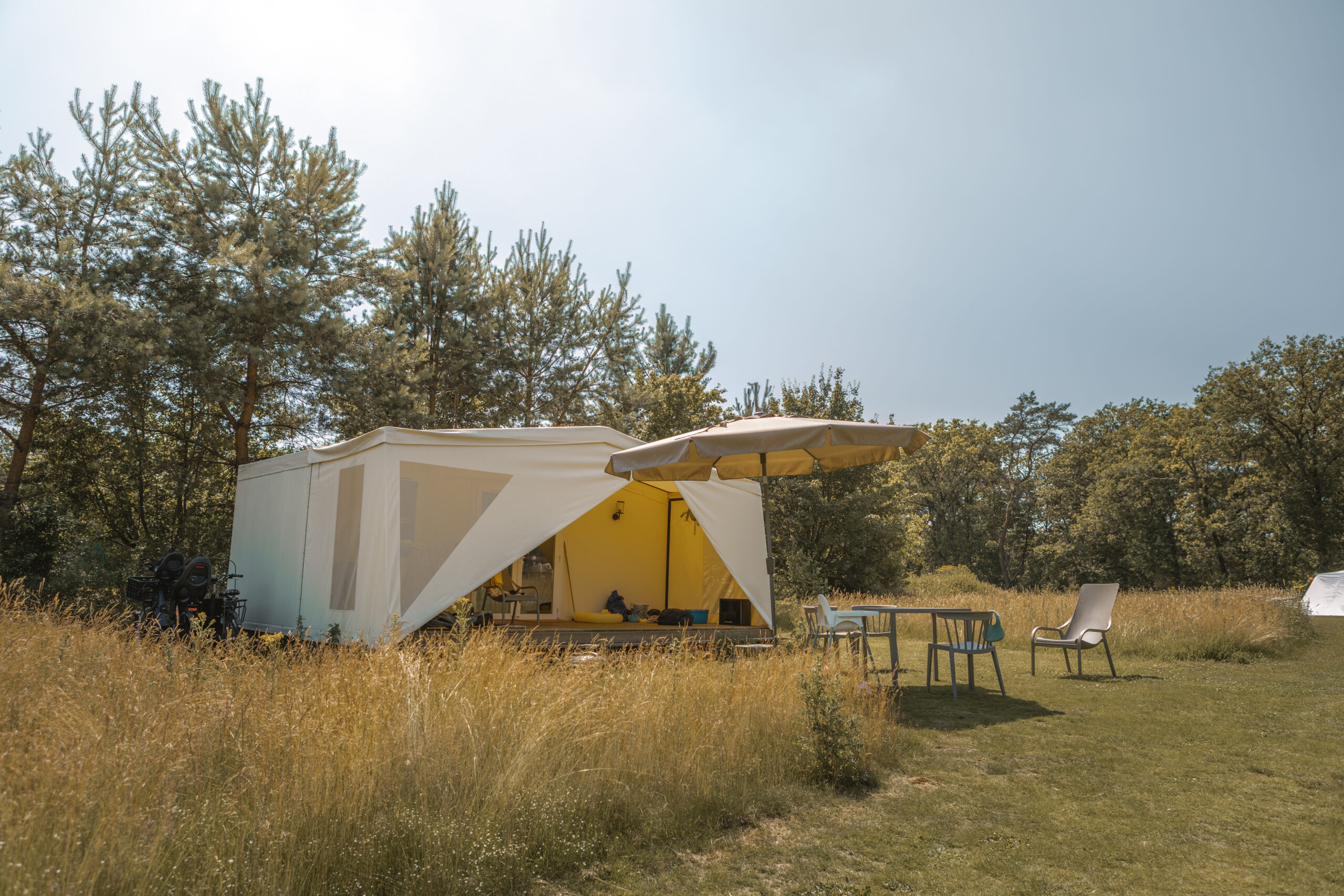 Cocosweet Deluxe bij natuurcamping Lemeler Esch
